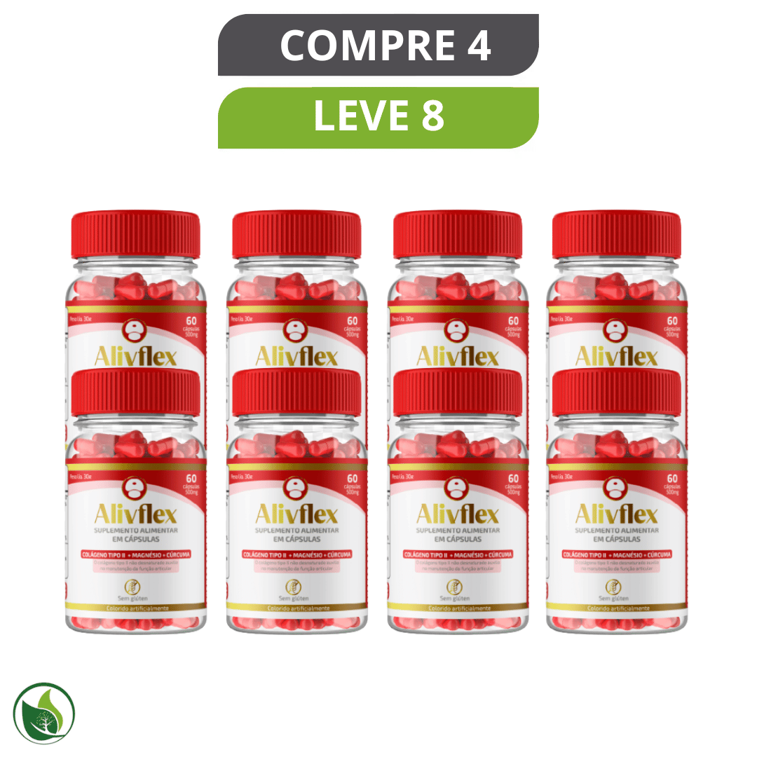 Alivflex - Suplemento Natural para Alívio de Dores Articulares