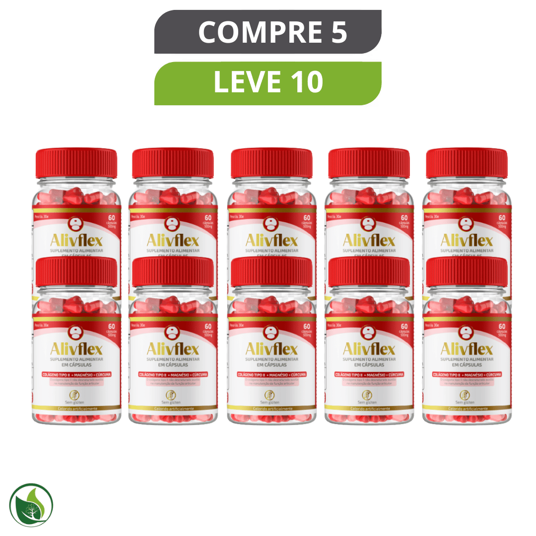 Alivflex - Suplemento Natural para Alívio de Dores Articulares