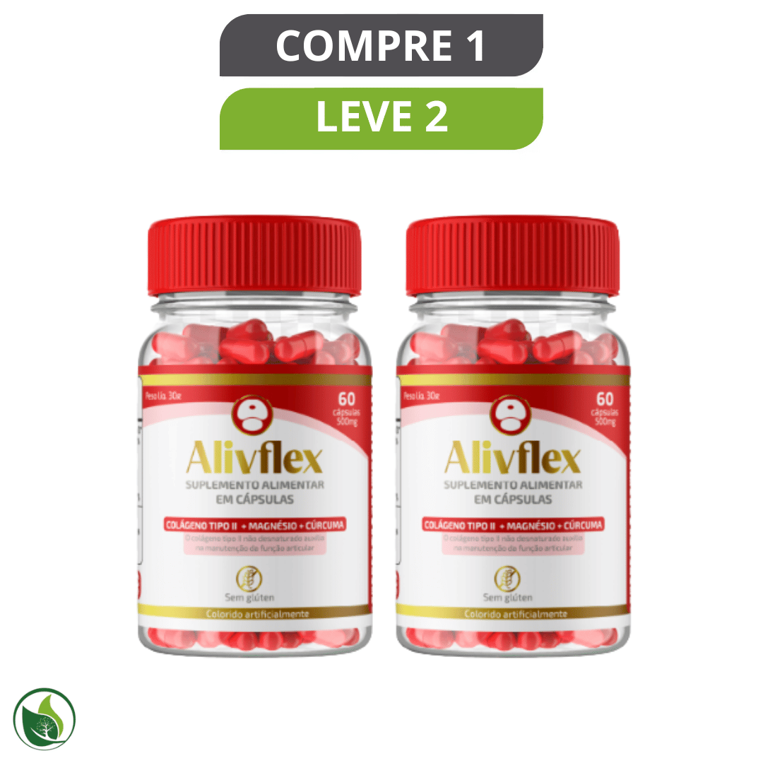 Alivflex - Suplemento Natural para Alívio de Dores Articulares